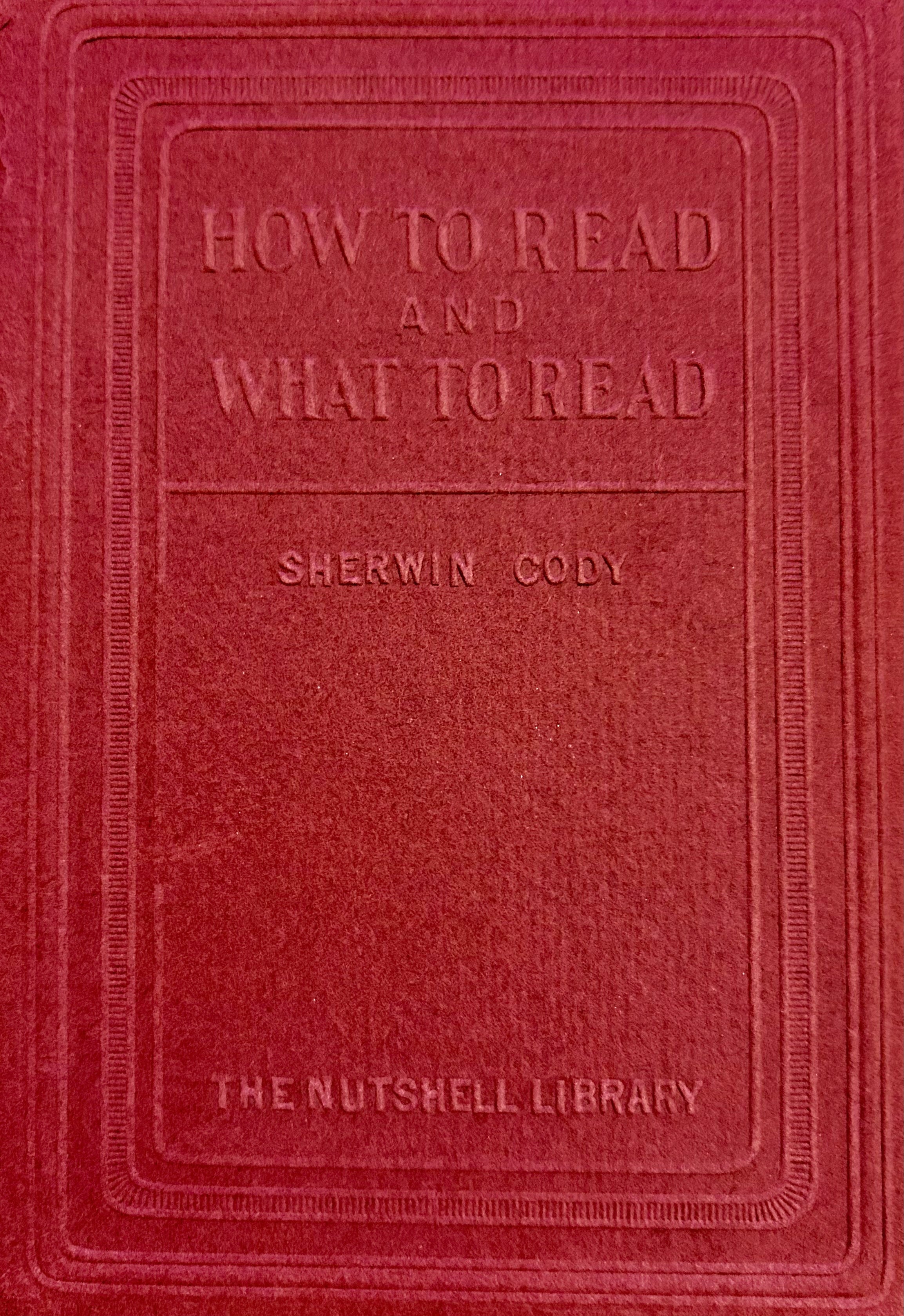 Red Nutshell Library Books