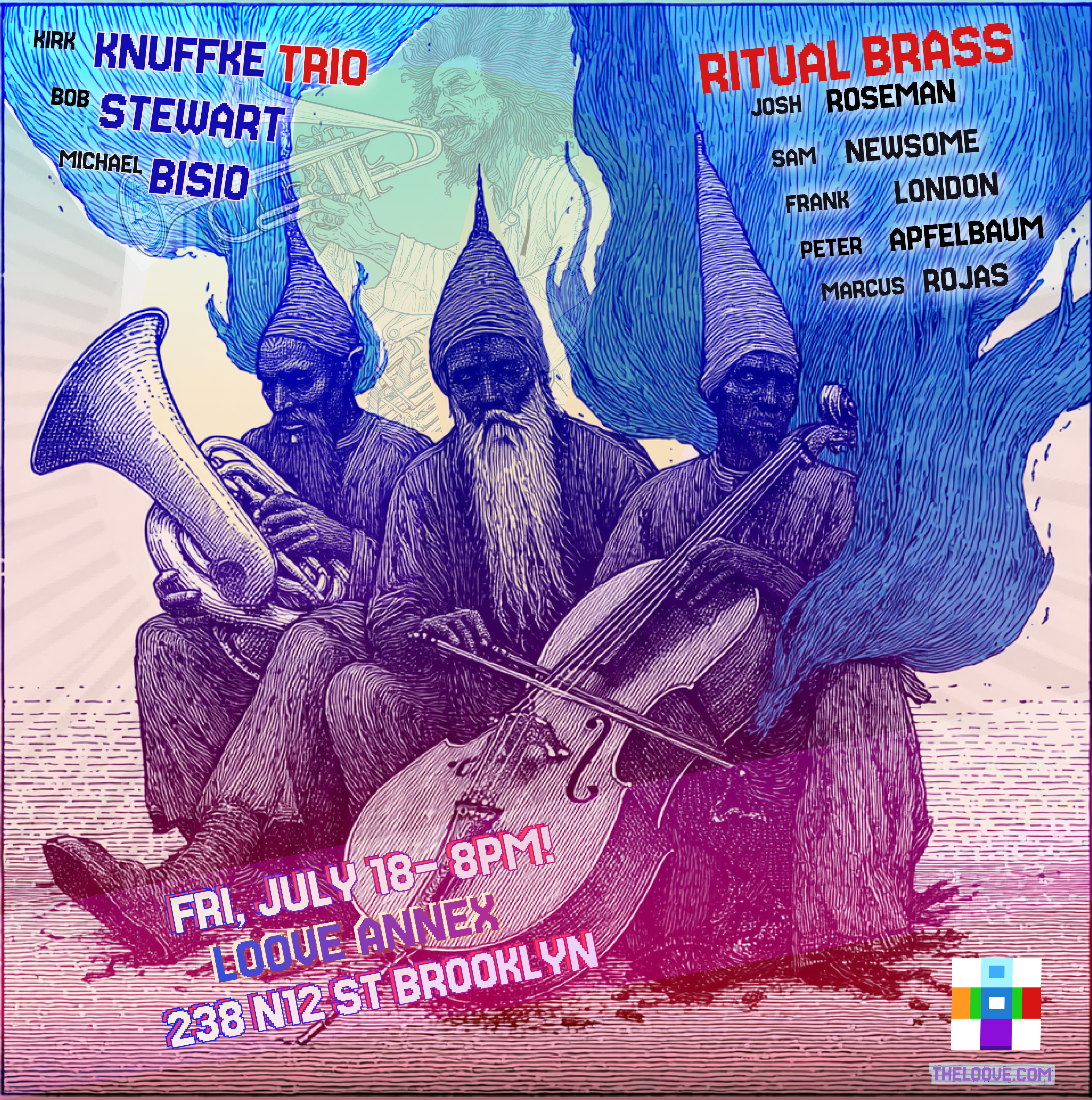 Kirk Knuffke Trio & Ritual Brass