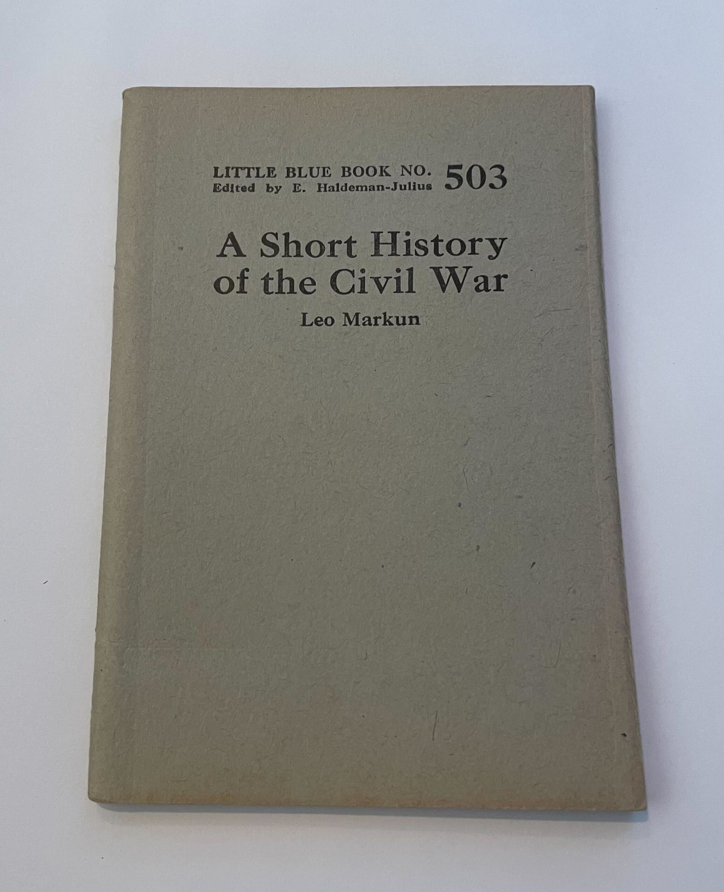 suspect pamphlets from the 1930's (Little Blue Book)