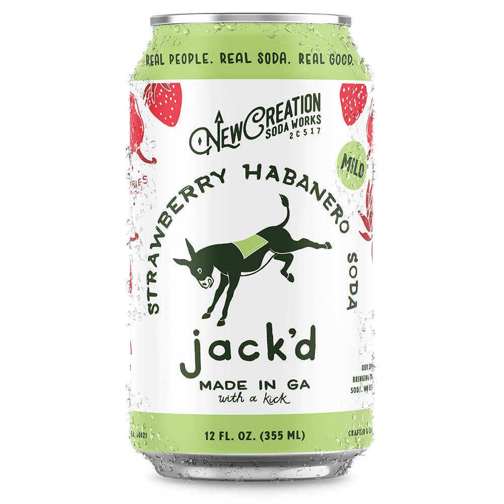 Jack'd Strawberry Habanero Soda