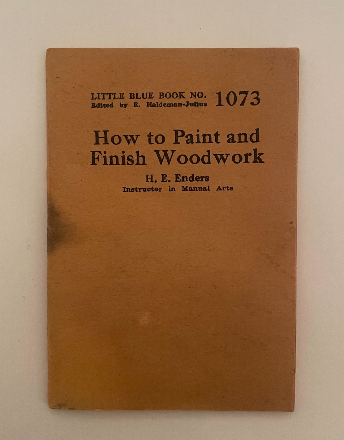 suspect pamphlets from the 1930's (Little Blue Book)