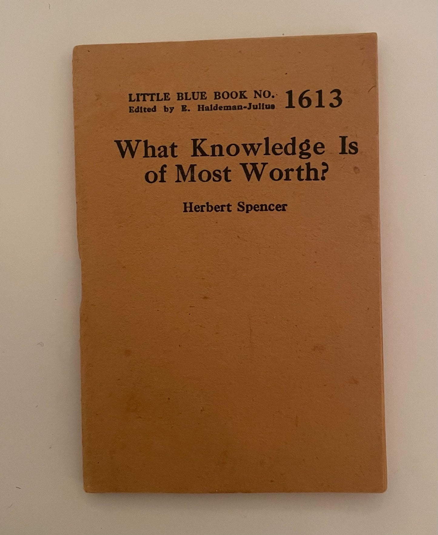 suspect pamphlets from the 1930's (Little Blue Book)