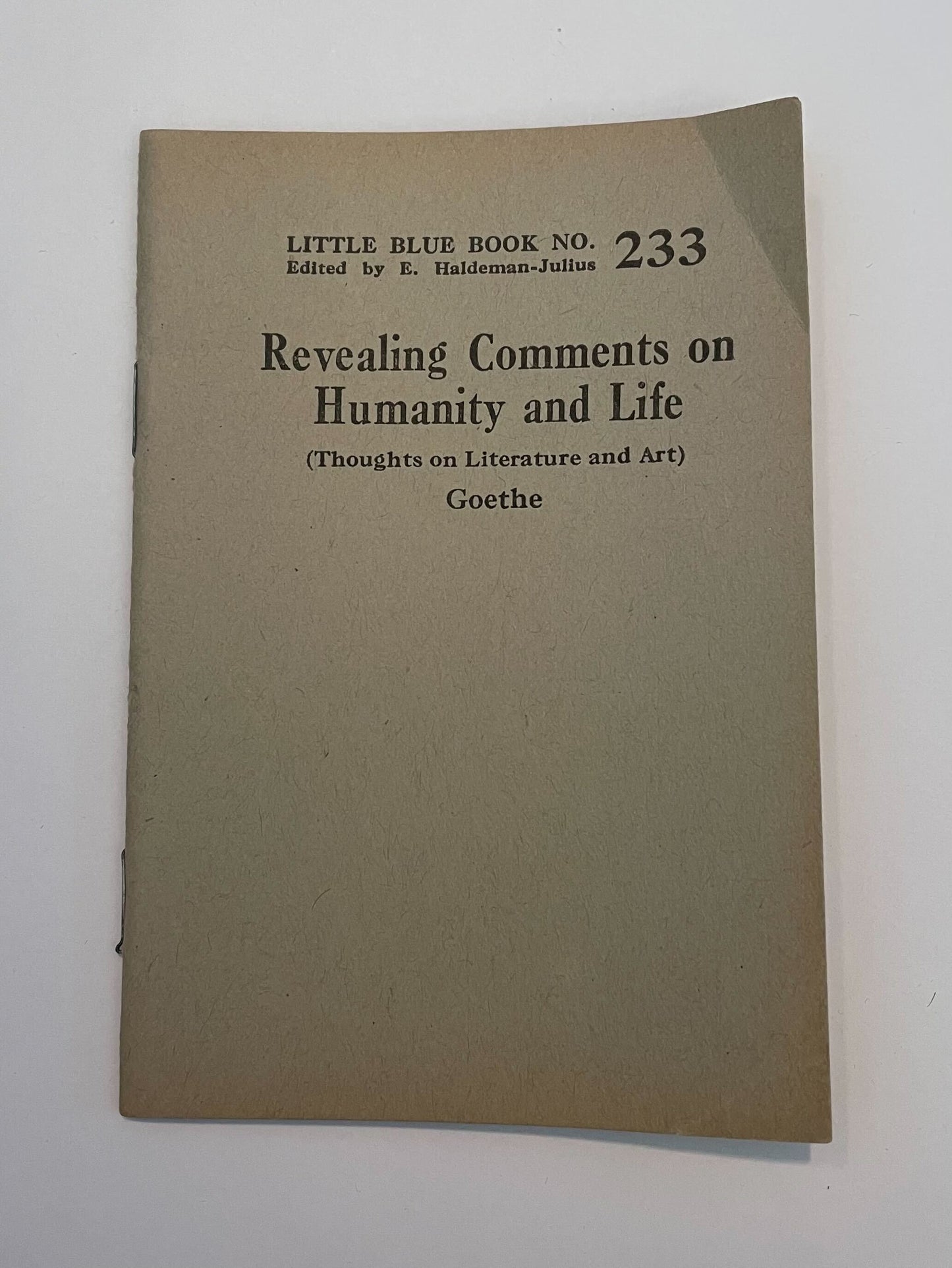 suspect pamphlets from the 1930's (Little Blue Book)