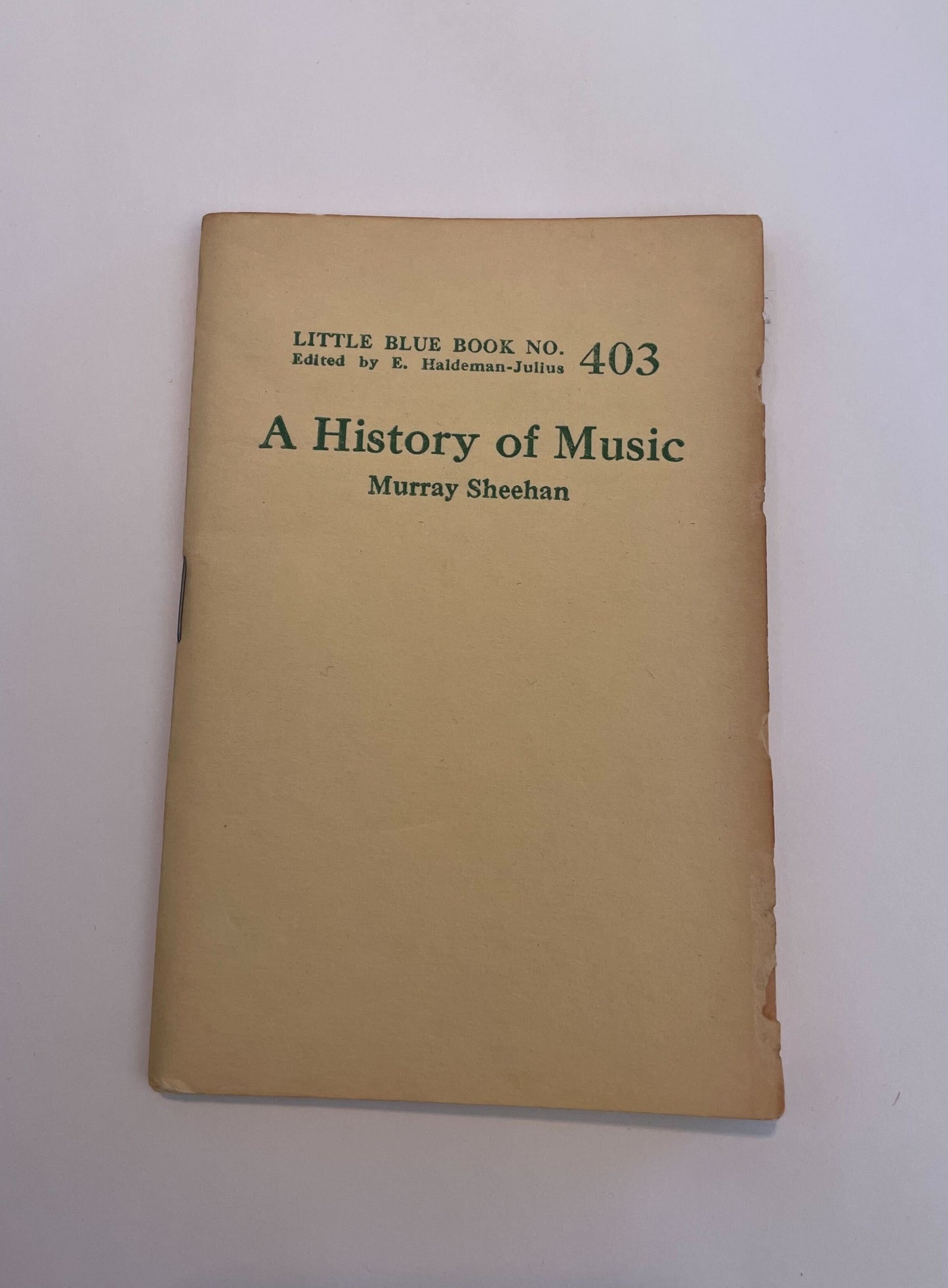 suspect pamphlets from the 1930's (Little Blue Book)