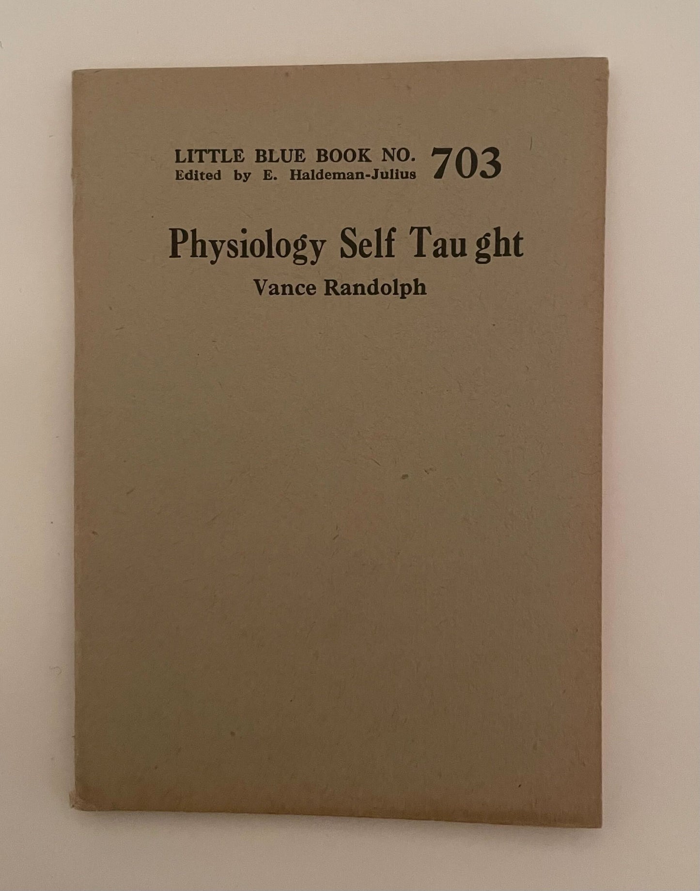 suspect pamphlets from the 1930's (Little Blue Book)