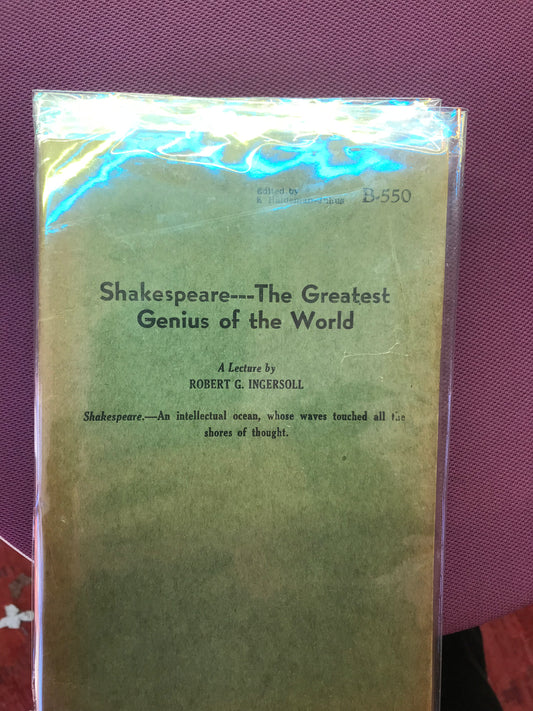 Shakespeare - The Greatest Genius of the World