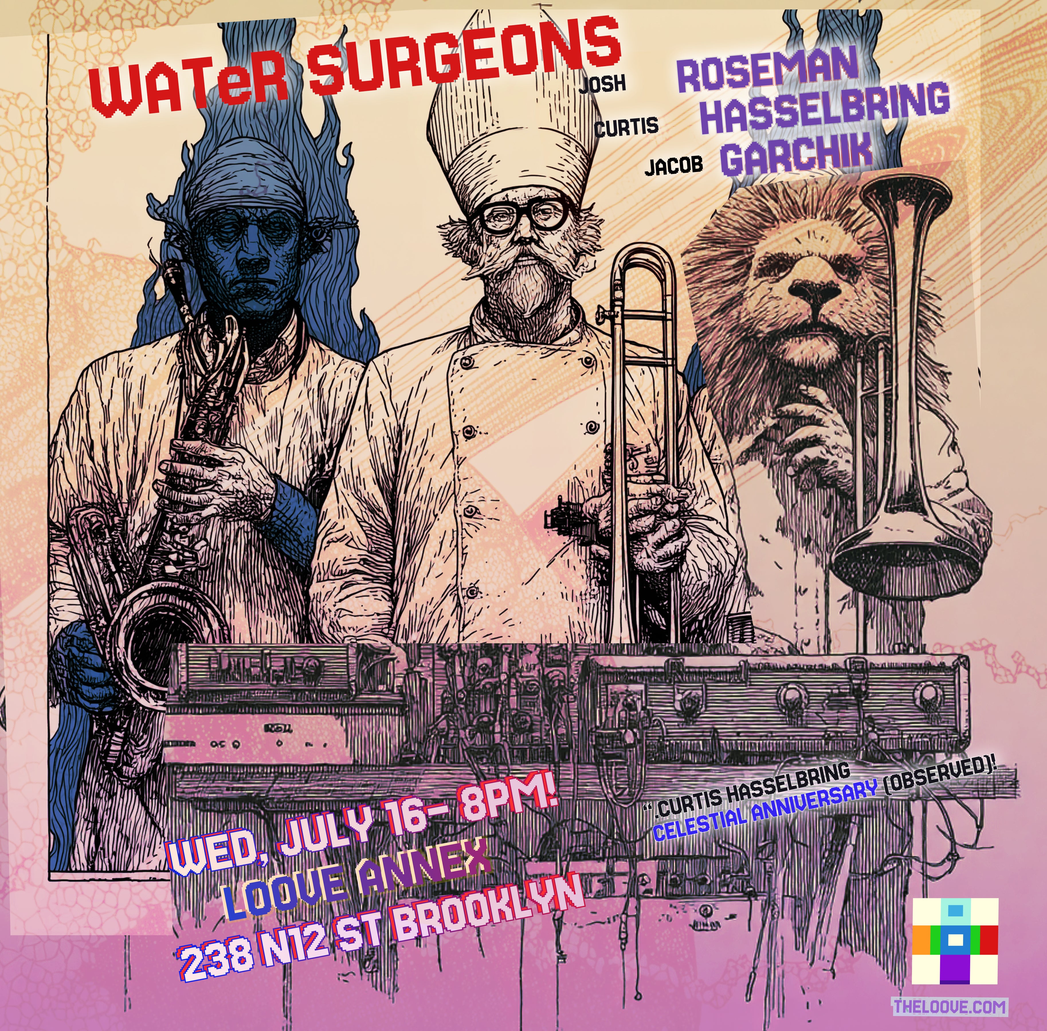 WAtER SURGEONS SPECIAL SOUFFLE!   CURHA birthday sploratorium WEDNESDAY