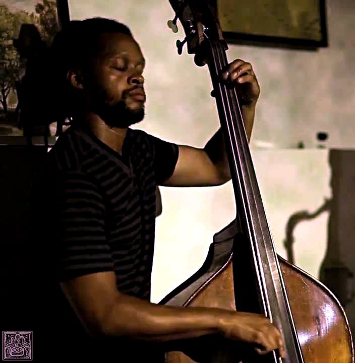 Diallo House playing upright bass