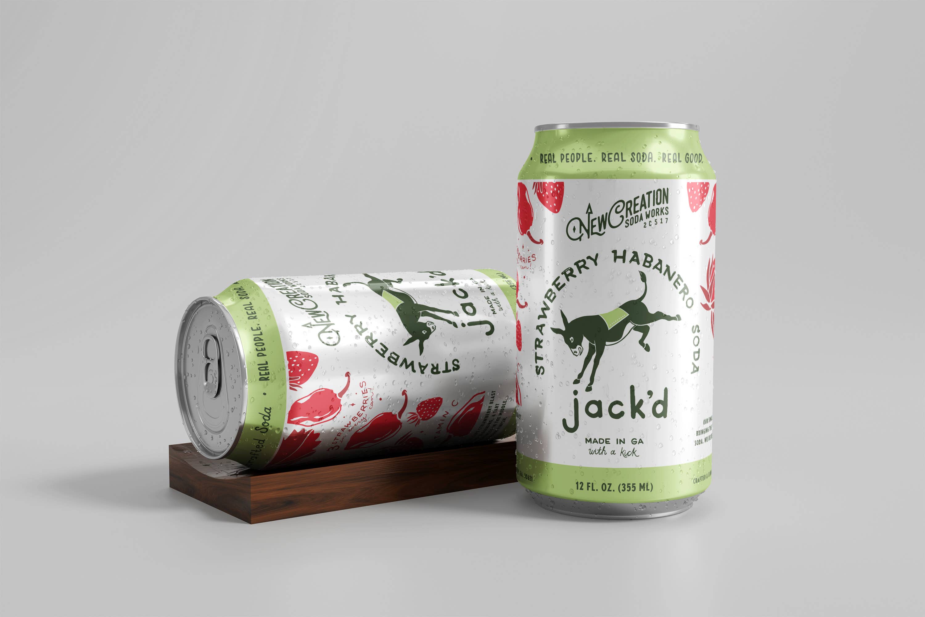 Jack'd Strawberry Habanero Soda