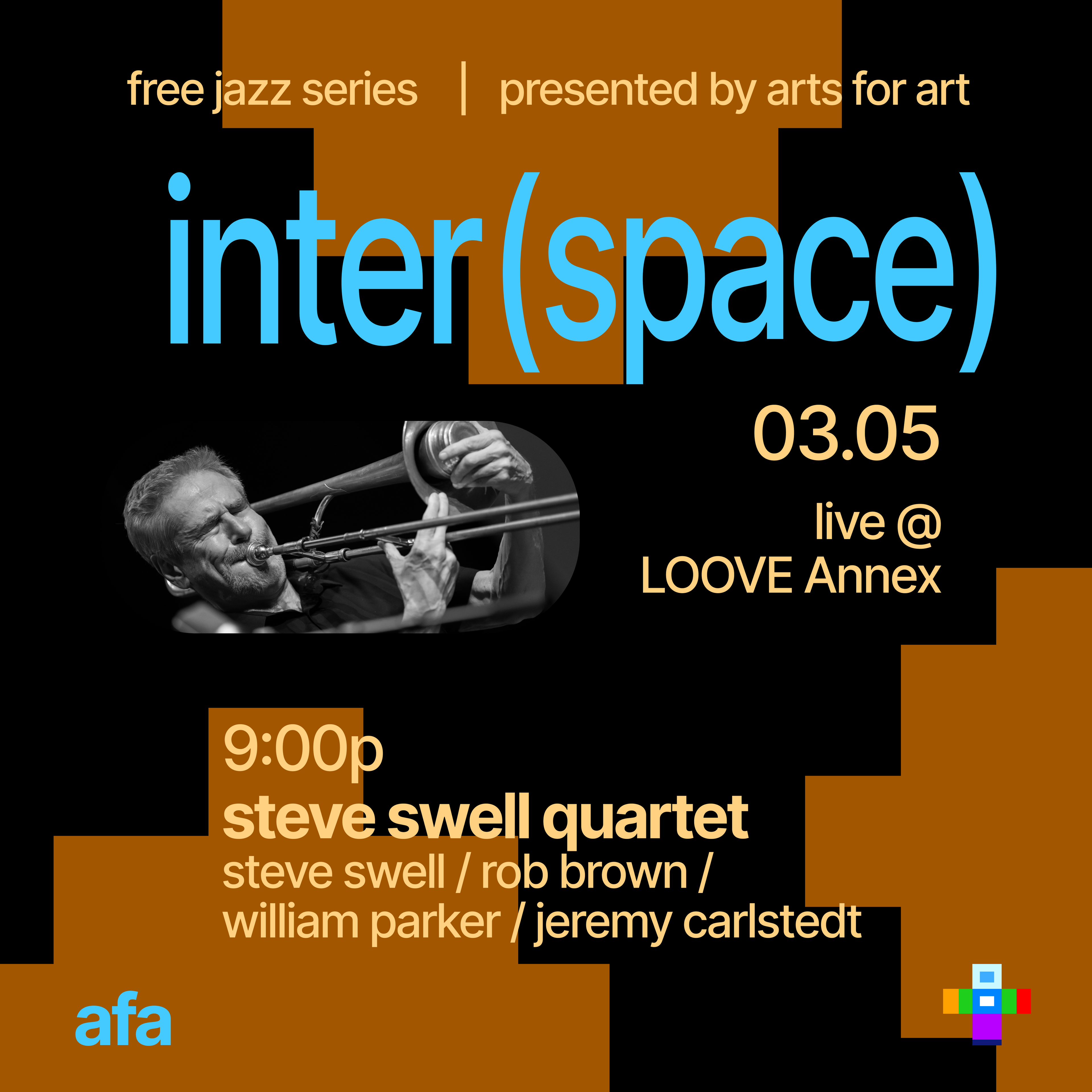 Inter(space) Arts for Art Collab - Residency Steve Swell