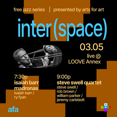 Inter(space) Arts for Art Collab - Residency Steve Swell