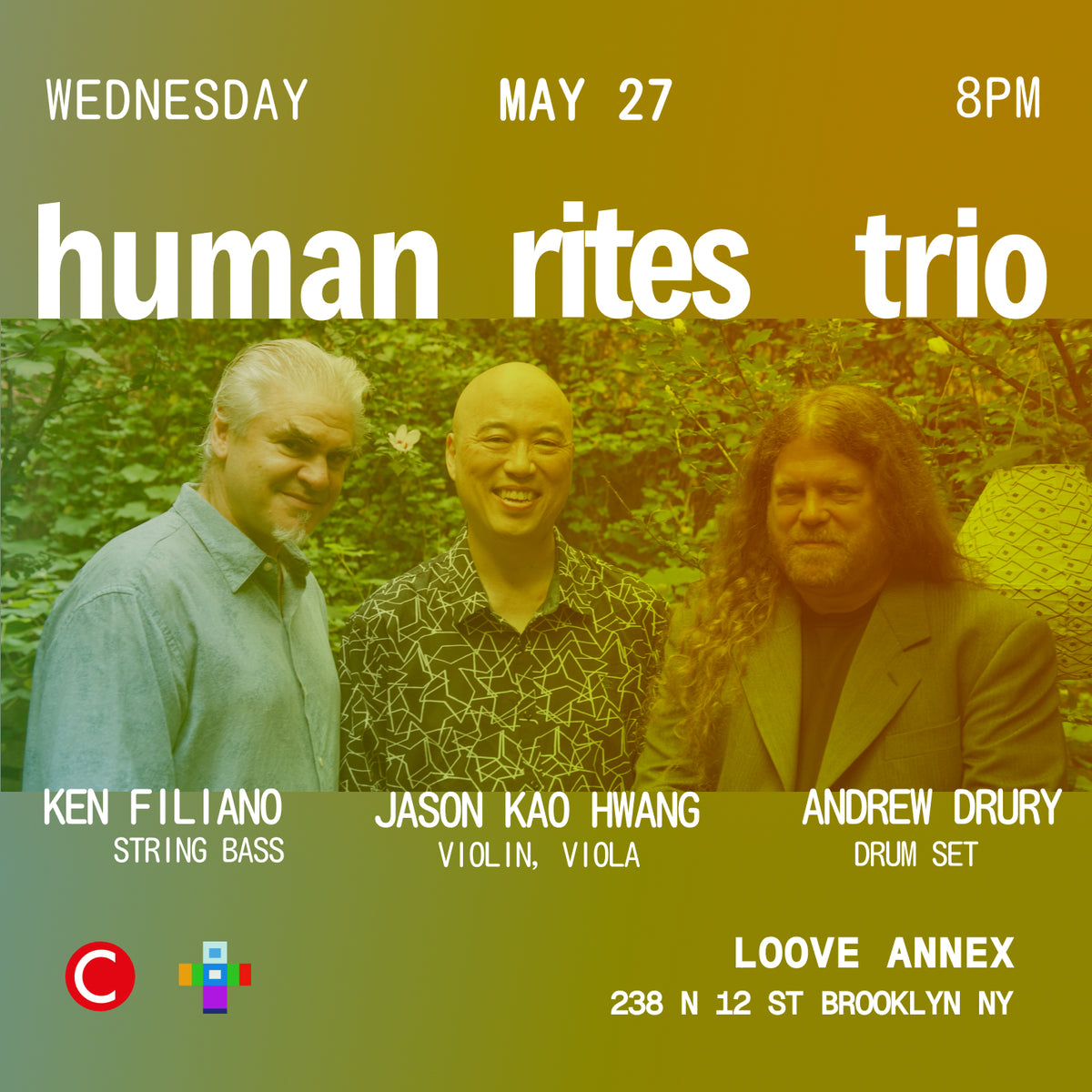 Human Rites HUMAN RITES Trio ft. Hwang, Filiano, Drury – loove labs