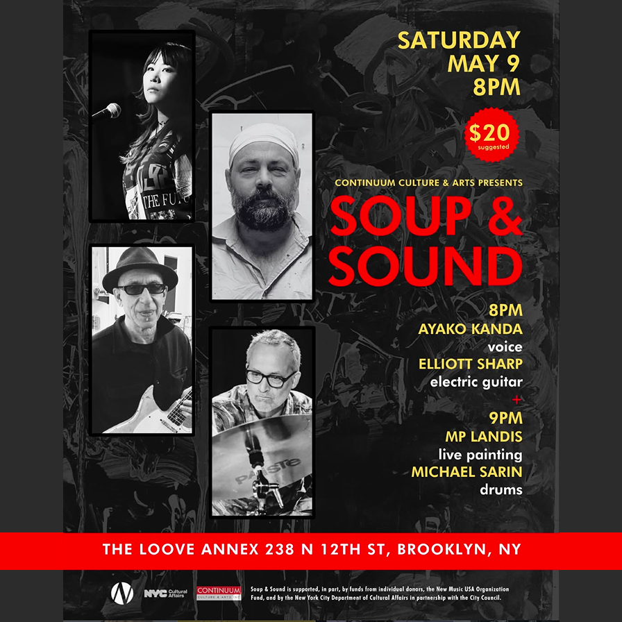 Soup&Sound: Kanda & Sharp // Landis & Sarin