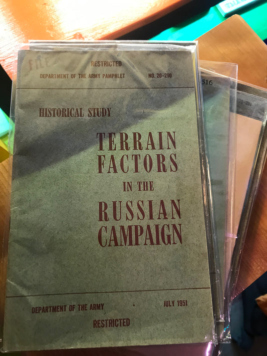 Terrain Factors in the Russian Campaign